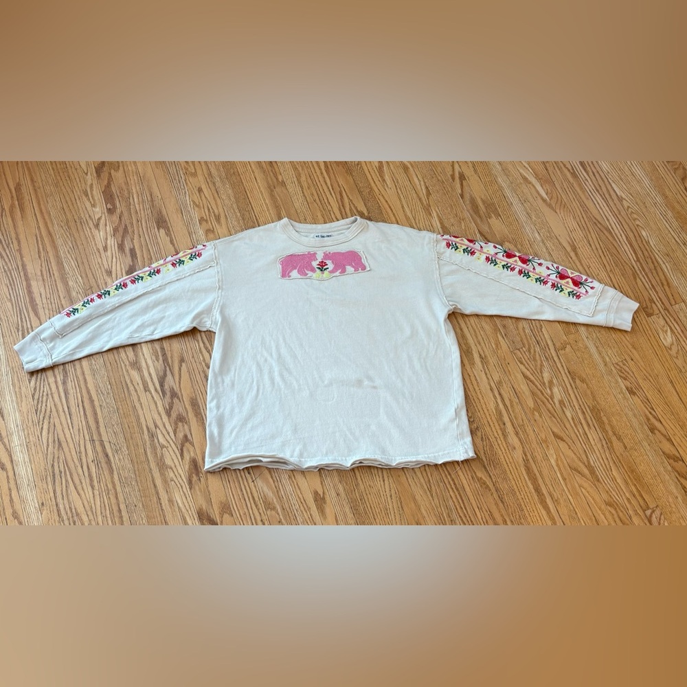Free People All My Heart Embroidered Tee - Picture 7 of 8